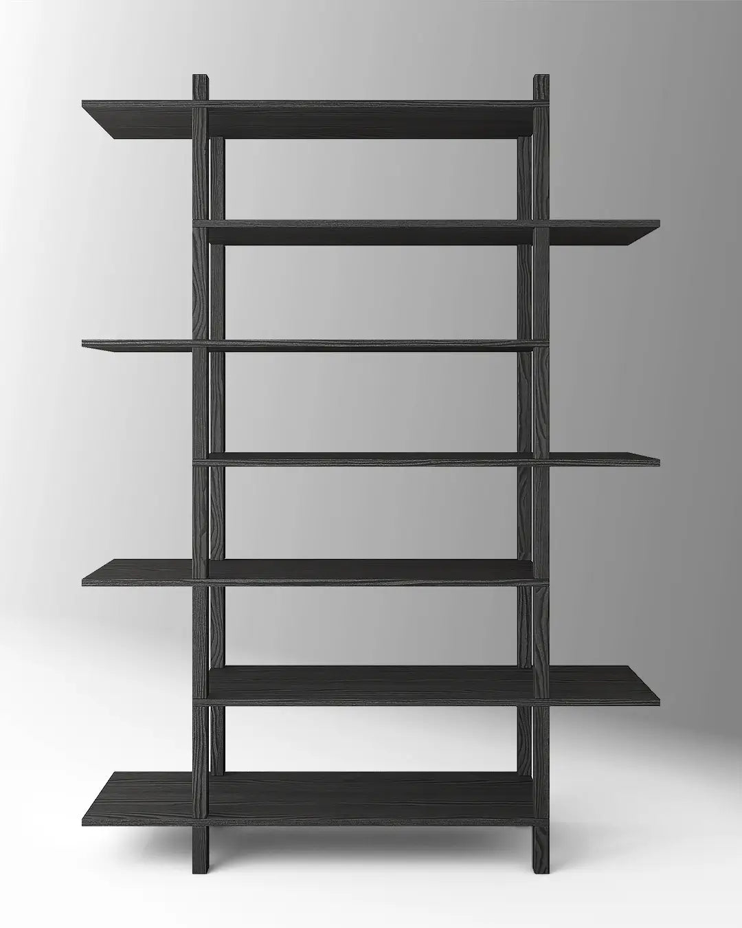 Jack modern wood bookcase – versatile shelving unit for books, plants, and accessories