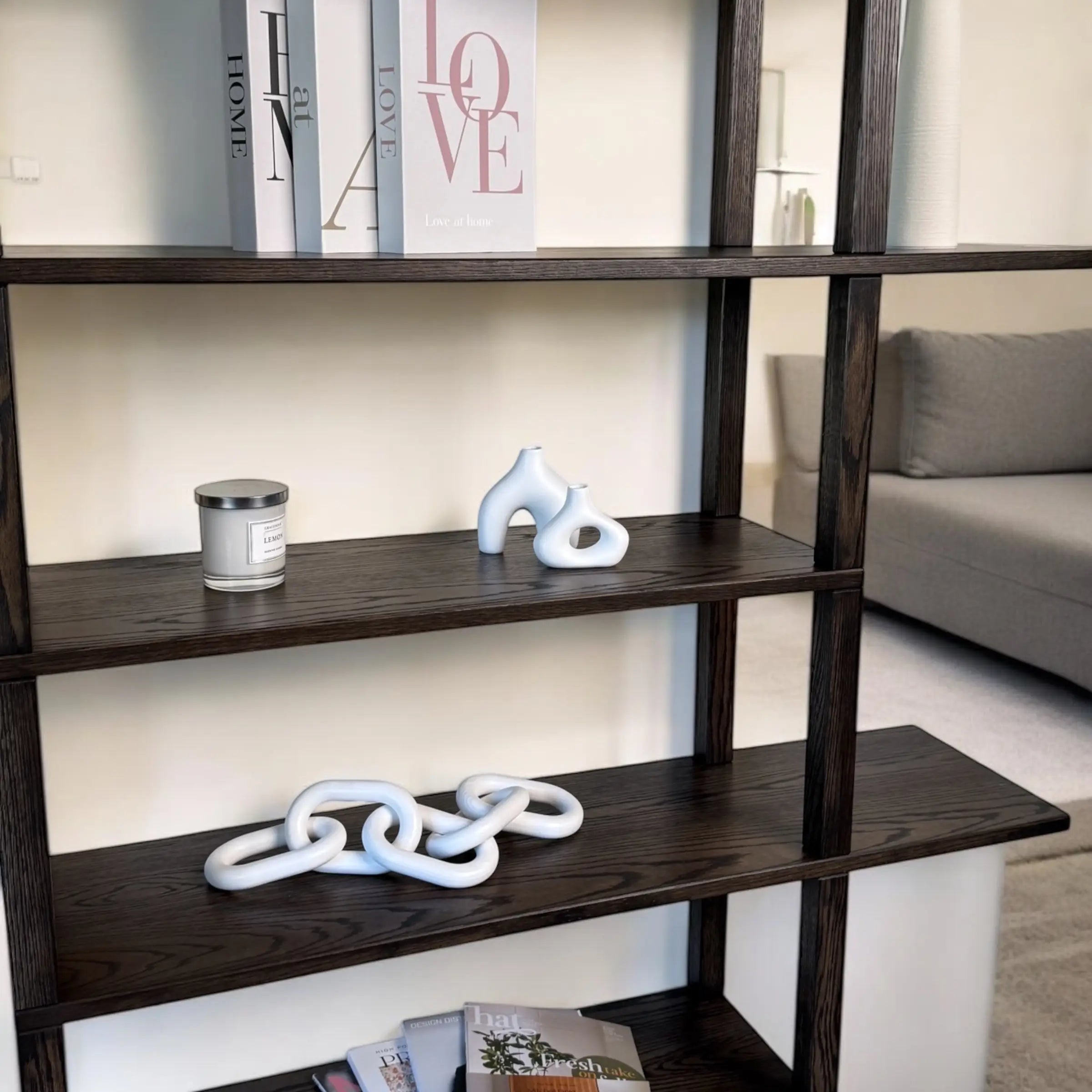 Jack wooden bookshelf – handcrafted shelving unit with clean, modern lines