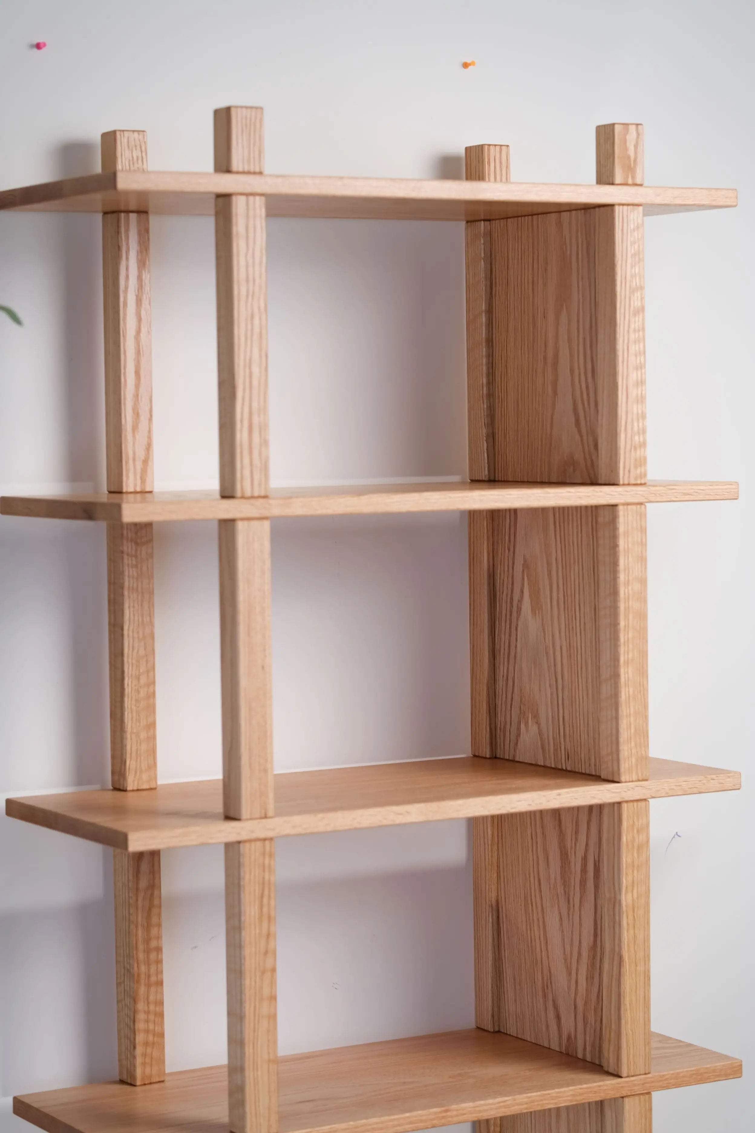 Silyl minimalist bookshelf – handcrafted wooden unit for modern home organization