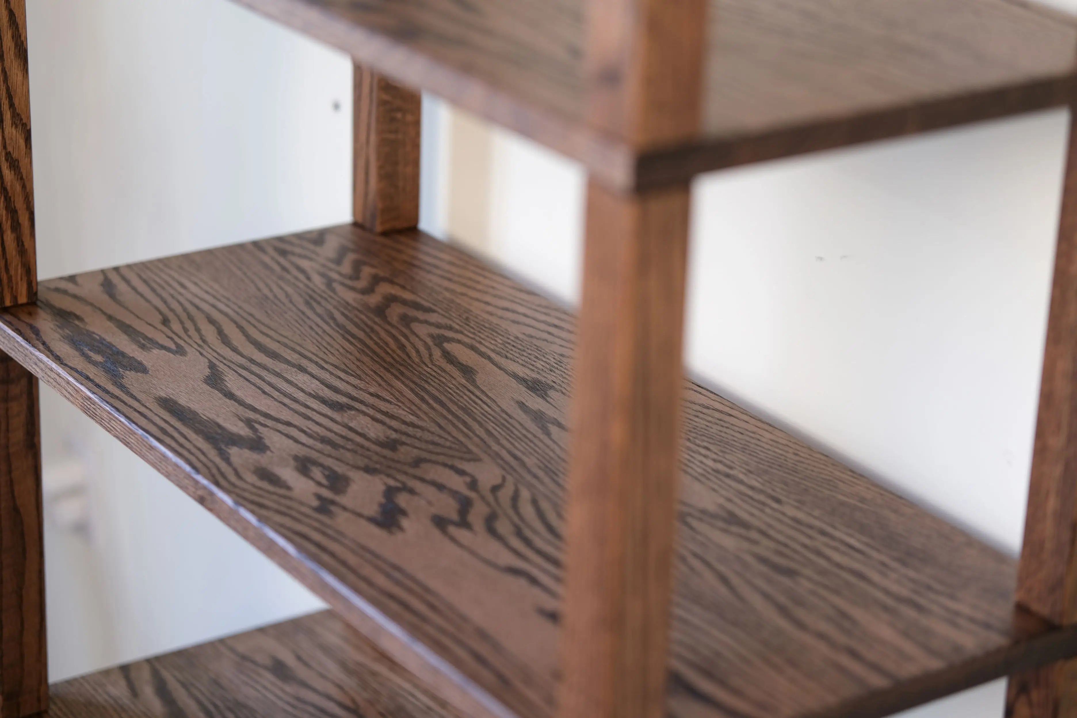 Modern rustic bookshelf – Thor design made from premium solid wood