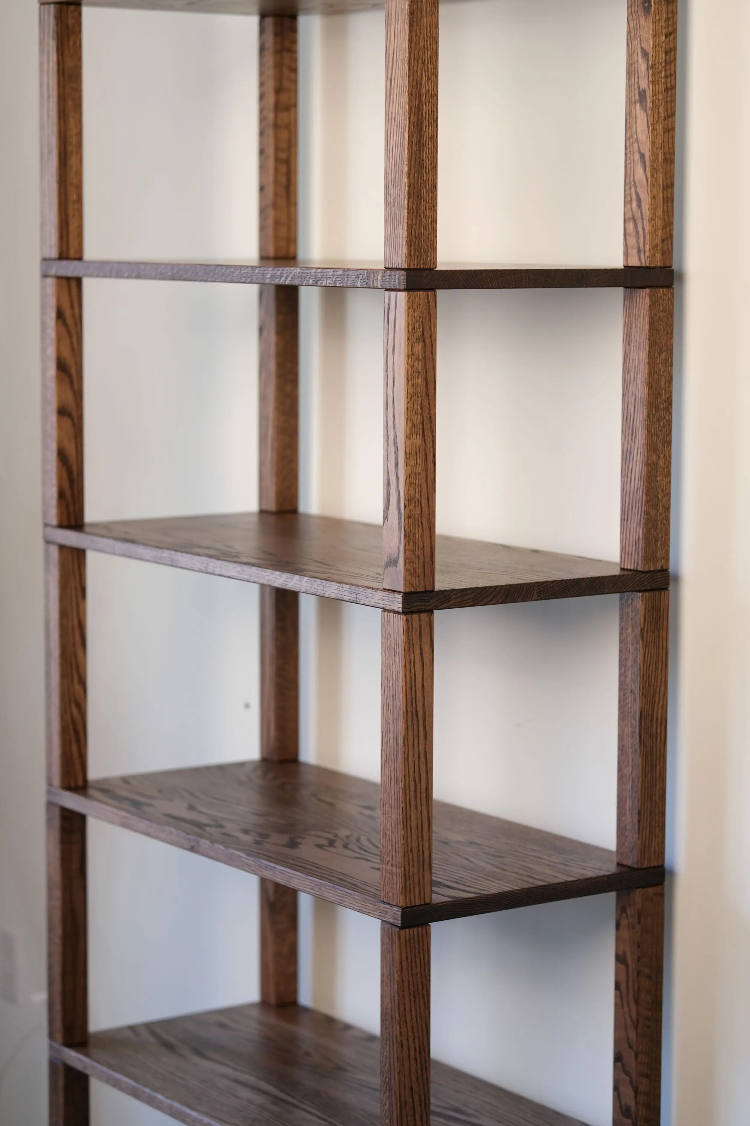 Handmade Thor shelving unit – spacious wooden bookcase with clean lines