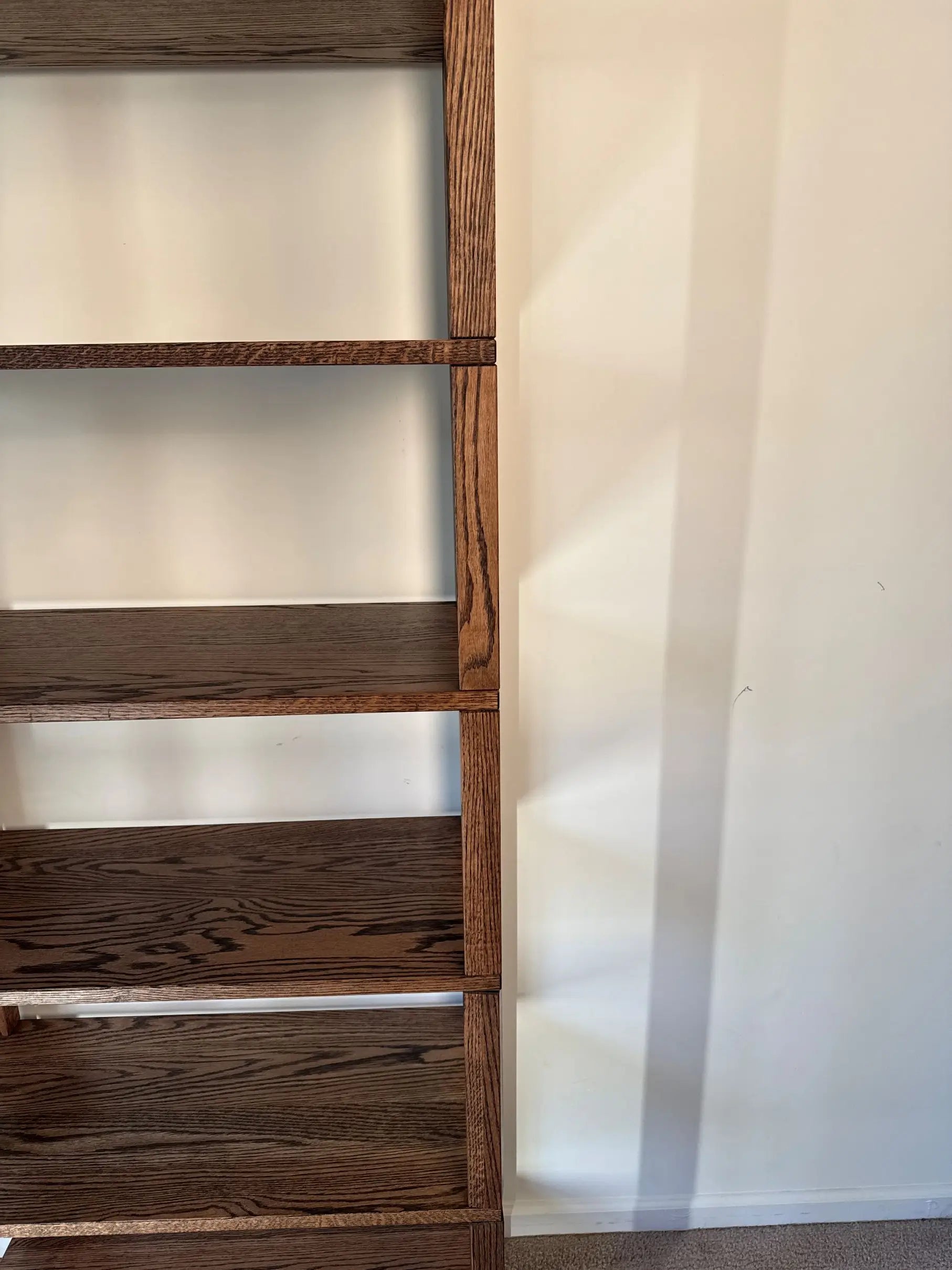 Handmade Thor shelving unit – spacious wooden bookcase with clean lines