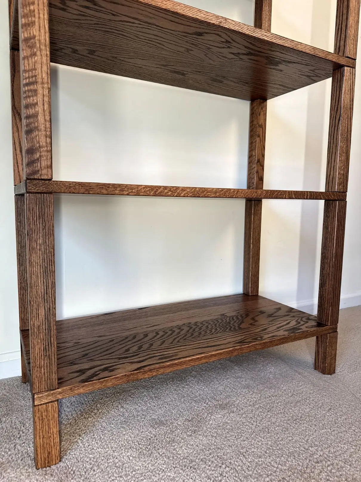 Rustic Thor bookcase – durable and stylish wood shelf for books and home decor