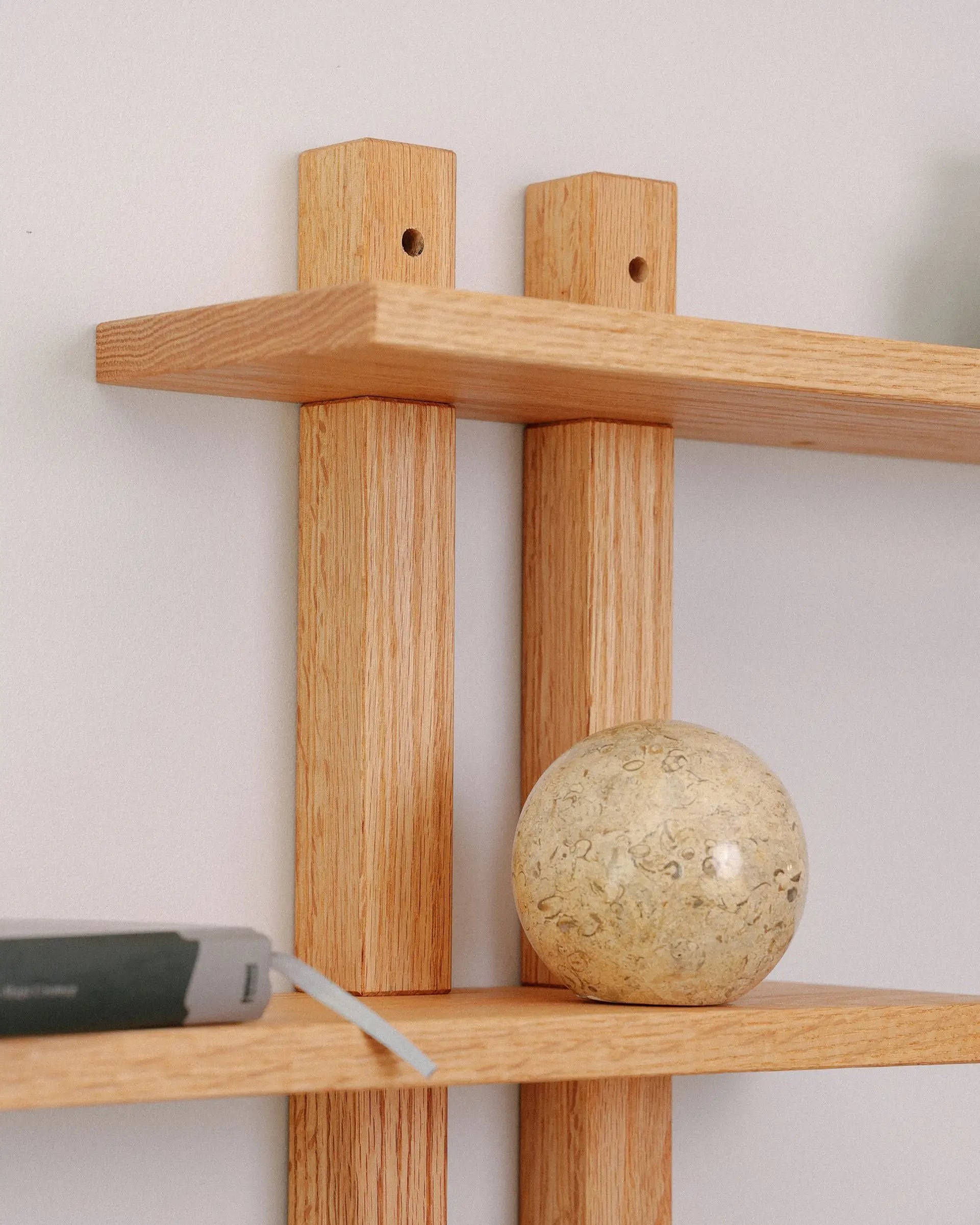 Foldable wooden wall shelf – handcrafted transformer design for dynamic storage