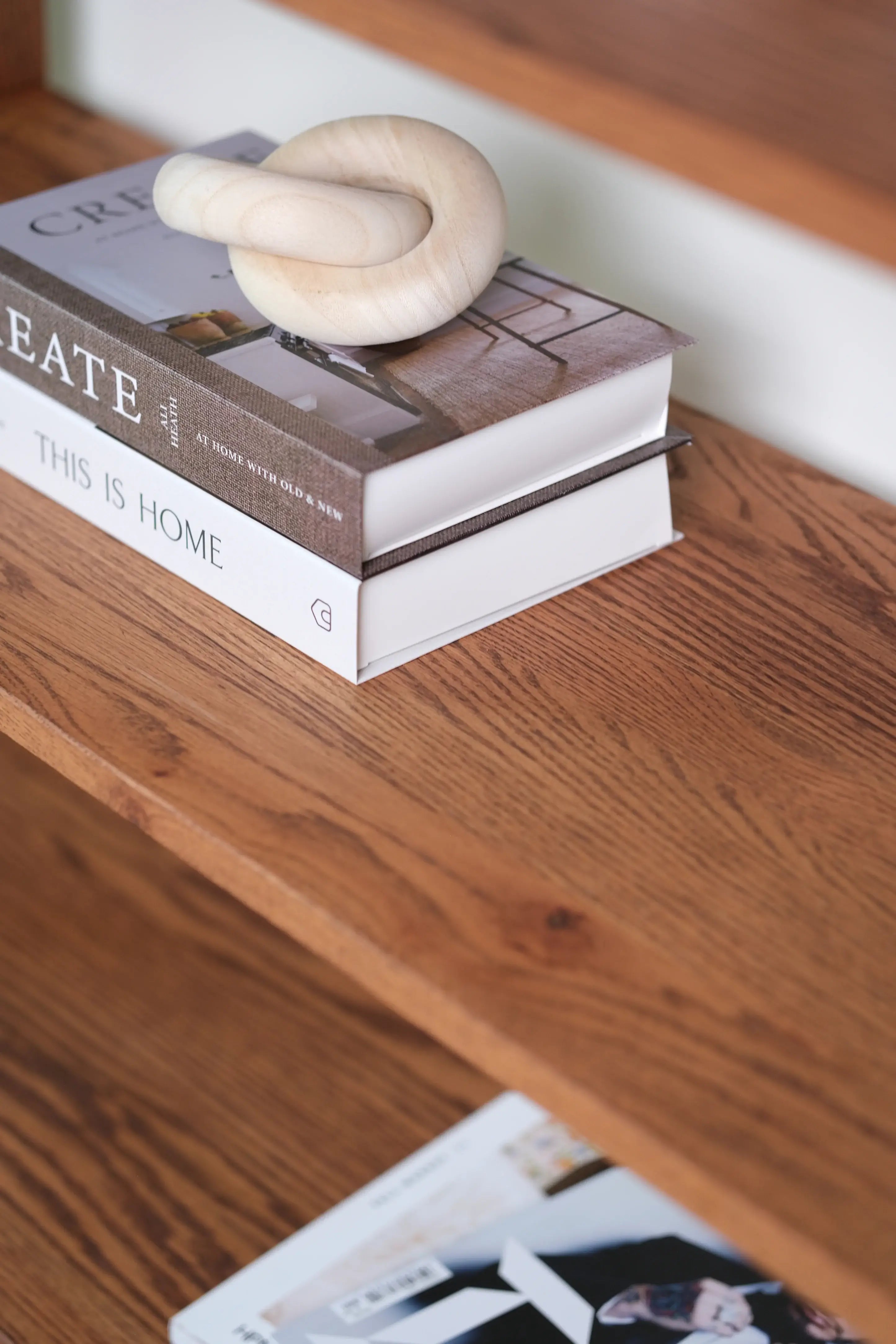 Handmade nordi bookcase – natural wood finish and sleek, minimalist silhouette