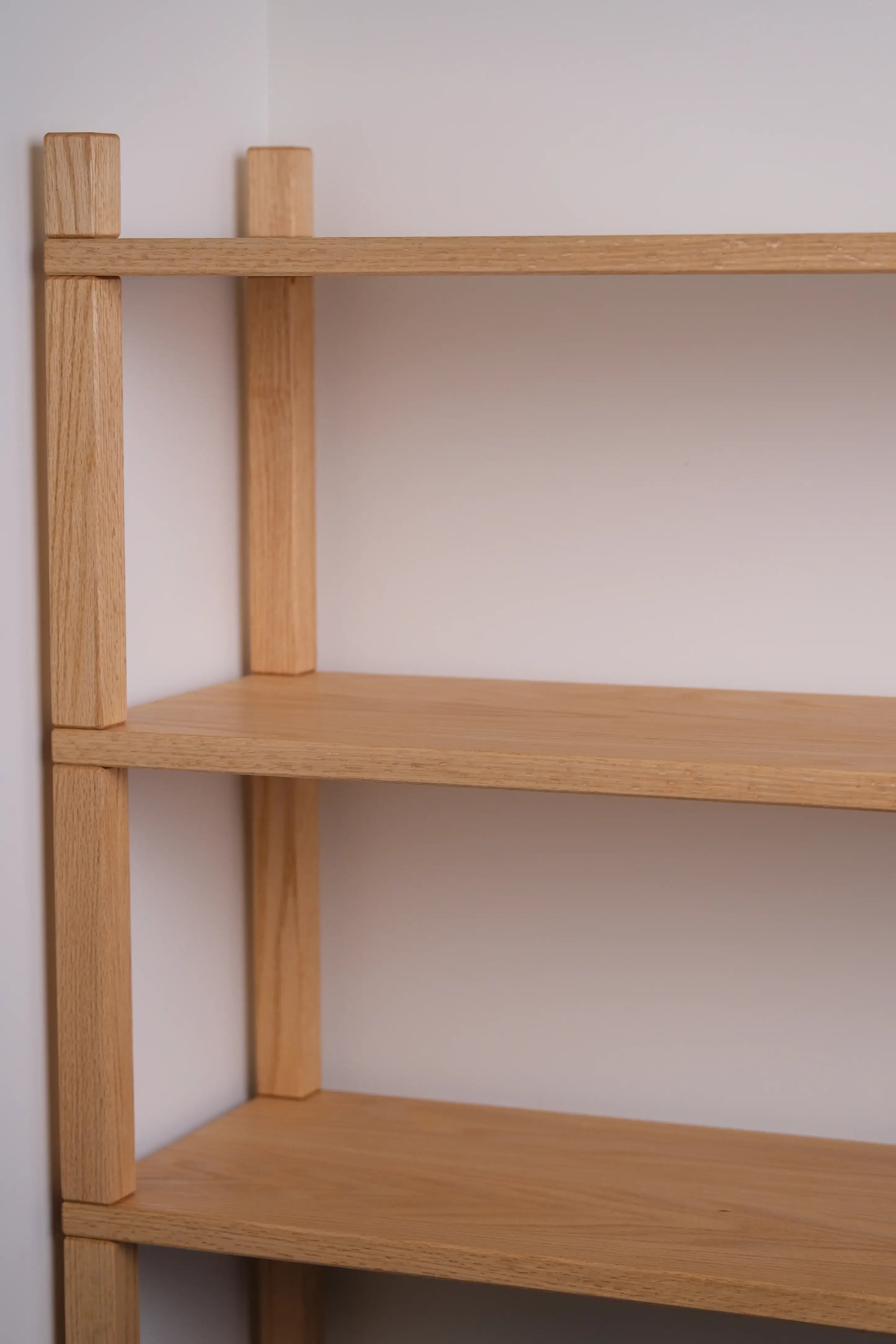 Freestanding wooden nordic bookcase – handmade design for home decor
