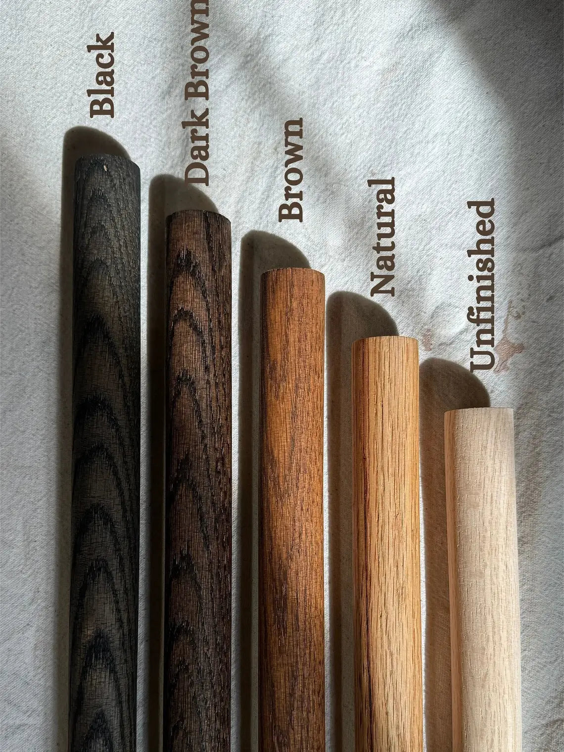 Smooth round oak dowel for multipurpose use